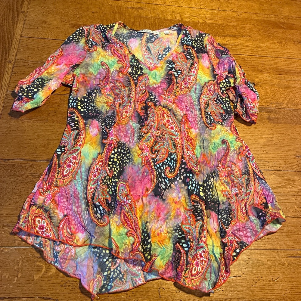 Colorful Paisley Women's Blouse